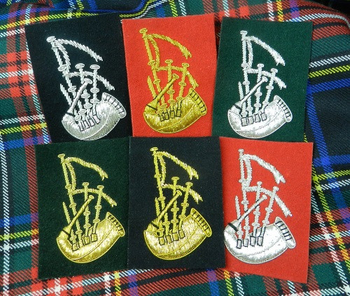 Bagpipe Insignias | J. Higgins, Ltd.