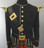 Black & Gold Doublet with Gold Buttons