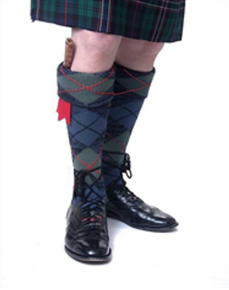 green kilt hose