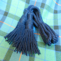 Navy Wool Drone Cords