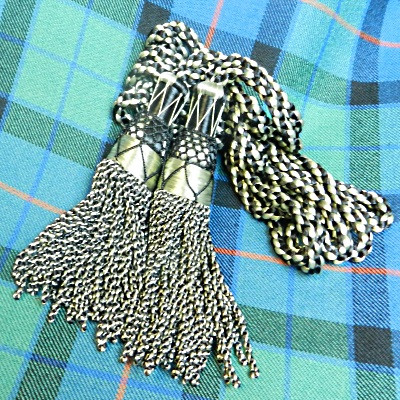 Green SILK CORDS FOR BAGPIPES 