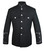 Black Honor Guard Jacket w/ Silver Trim
