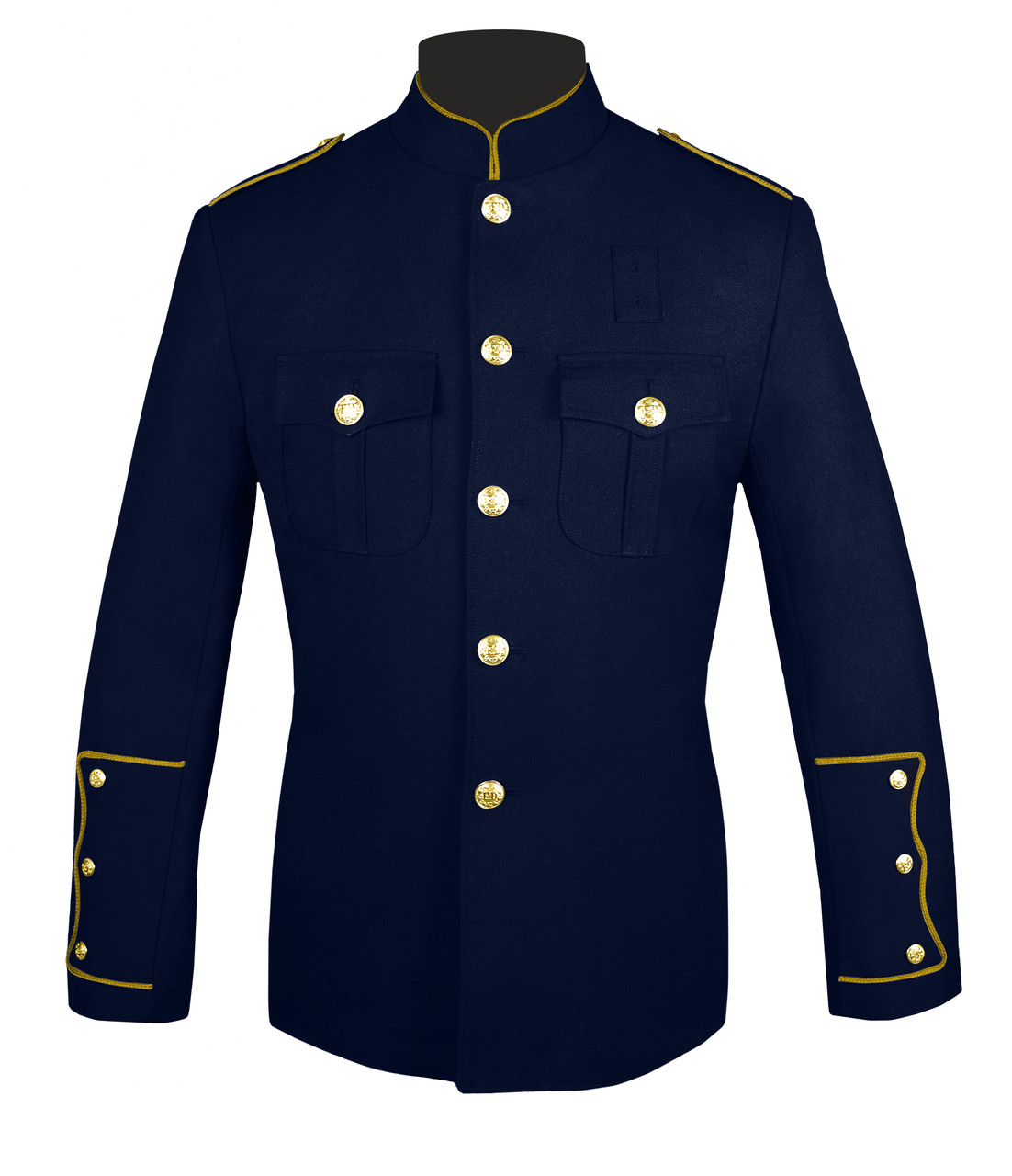 Navy & Gold Police Honor Guard Jacket | J. Higgins, Ltd.
