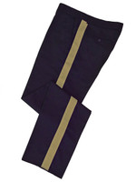 Navy w/ Tan Stripe Honor Guard Pants
