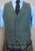 Lovat Green Tweed Kilt Vest