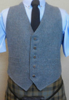 Lovat Blue Tweed Kilt Vest