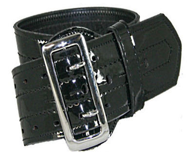 Boston Leather Sam Browne belt Clarino 4 stitch