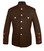 Hi Collar Honor Guard Coat (Brown & Red) Basic Trim
