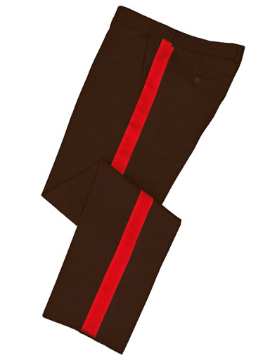 Dark Brown HG pants with red trim