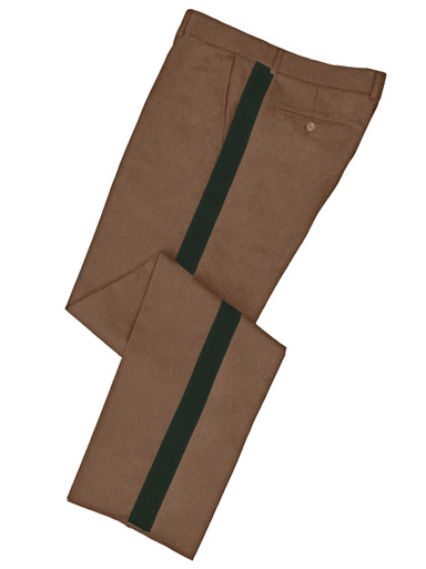 Tan Honor Guard Pants w/ Green Trim