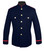 Navy & Red Honor Guard Jacket with Trimmed Sleeves
