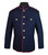 Navy and Red Honor Guard Jacket