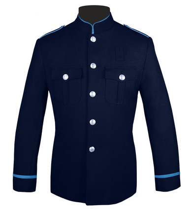 HG Jacket Navy w/ Flat Trim Sleeves