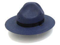 Royal Blue Stratton Straw Campaign Hat