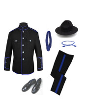 Black and Royal High Collar Uniform