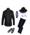 Black and Royal High Collar Uniform