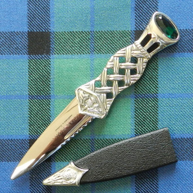 Sgian Dubh with Emerald Stone