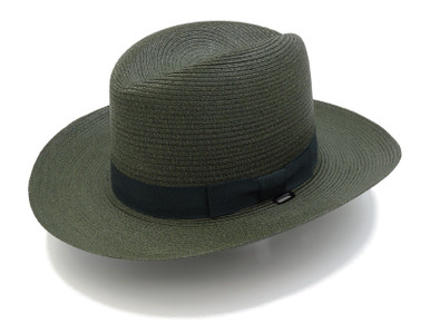 Straw Sheriff Hat (Forest Green)