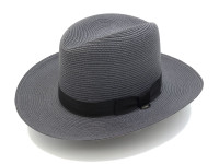 Straw Sheriff Hat (Graphite Grey)