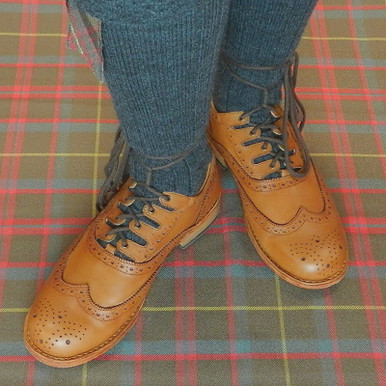 Tan Leather Ghillie Brogues