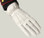 White Leather Honor Guard Gloves Back View