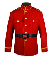 Red and Gold Honor Guard Jacket