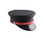 Black Fire Bell Cap with Red Strap and Gold FD Buttons
