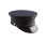 Navy  Fire Bell Cap with Silver Buttons and Black Strap