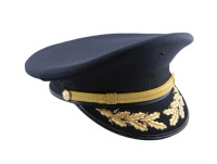 Navy Police Cap with Oak Leaf Visor