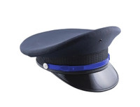 Navy Police Cap with Royal Strap