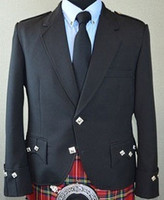 Daywear Argyle Kilt Jacket (Black)