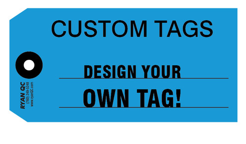 CTS Custom Tags 13 Pt. Card Stock Available in Standard and Fluorescent