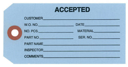 G20011 Light Blue Accepted Tags