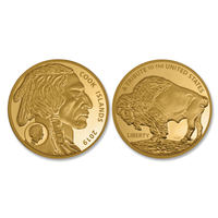 .9999 Pure Gold $5 Buffalo Coin
