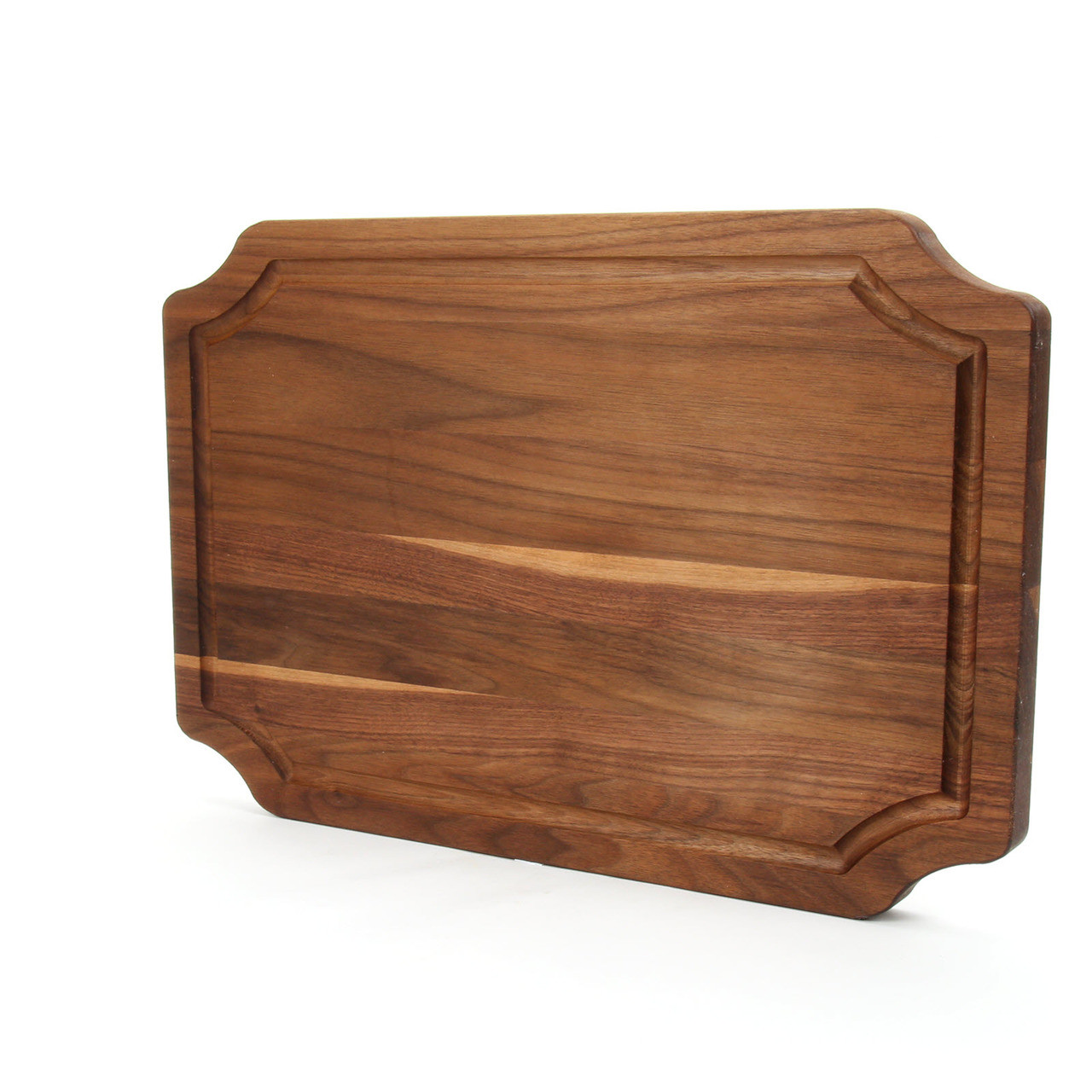 12 x 18 Scalloped Walnut Cutting Board