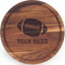 Sports Engraved 16" Round Walnut Cutting Board w/Engraved Players Signatures
