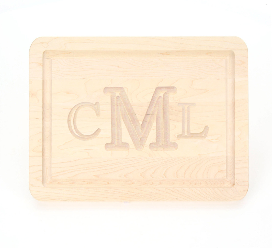 Monogram sale maple cutting boards