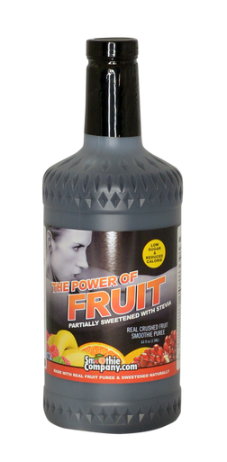 Smoothie Company's Lean Smoothie Puree 'Power of Fruit' line is perfect for skinny smoothie post workout or as a meal replacement. Made with real fruit and enhanced with all natural Stevia this puree makes a low calorie, low sugar, low carb smoothie that contains no artificial sweeteners or colors, No HFCS, is gluten free and naturally 99% fat free.