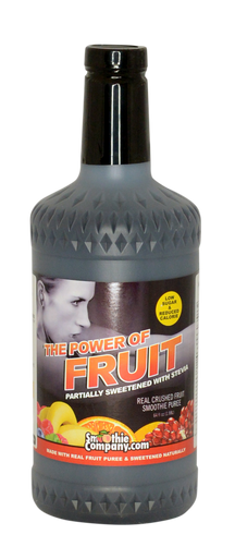 Smoothie Company's Lean Smoothie Puree 'Power of Fruit' line is perfect for skinny smoothie post workout or as a meal replacement. Made with real fruit and enhanced with all natural Stevia this puree makes a low calorie, low sugar, low carb smoothie that contains no artificial sweeteners or colors, No HFCS, is gluten free and naturally 99% fat free.