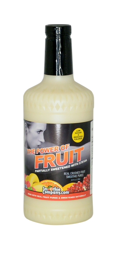 Smoothie Company's Pina Colada Lean Smoothie Puree smoothie mix is the perfect blend of pineapples and coconut enhanced with Stevia for a great taste without the calories. Lower sugar, lower carbohydrate and lower calorie smoothie mix. Blends perfectly with our Triple Action Vanilla Protein powder supplement.