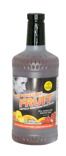 Smoothie Company's Lean Smoothie Puree 'Power of Fruit' line is perfect for skinny smoothie post workout or as a meal replacement. Made with real fruit and enhanced with all natural Stevia this puree makes a low calorie, low sugar, low carb smoothie that contains no artificial sweeteners or colors, No HFCS, is gluten free and naturally 99% fat free.