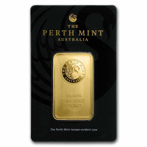 Perth Mint 1 oz Gold Bar (In Assay)