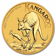 2022 Australian Kangaroo 1/10 oz Gold Coin