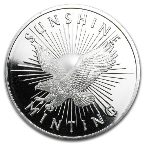 Sunshine Mint 1 oz Silver Round