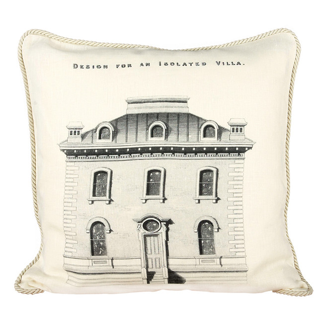 Design for an Isolated Villa Ox Bow Pillow