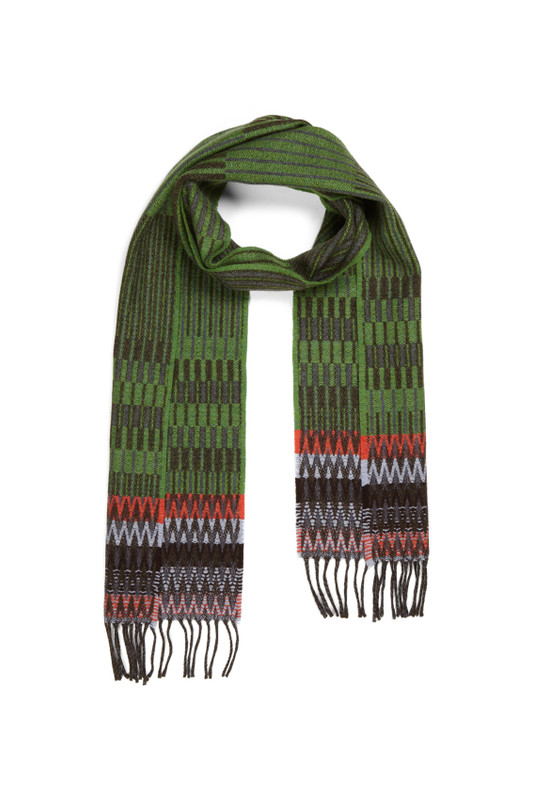 Wallace Sewell scarf - Furrow Green