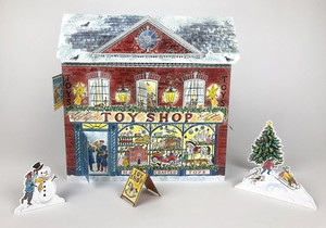 Toy Shop Freestanding Advent Calendar by Emily Sutton
