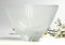 Penelope wurr_seagrass bowl _large_ clear and white _sandblasted