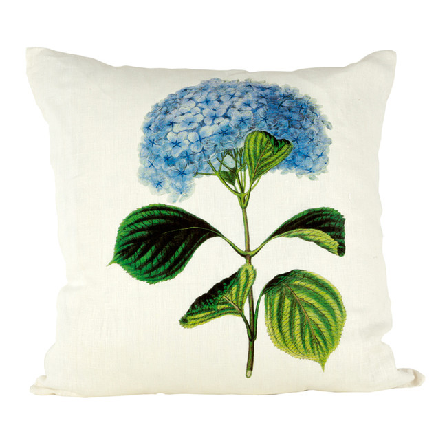 Hydrangea Ox Bow Linen Pillow