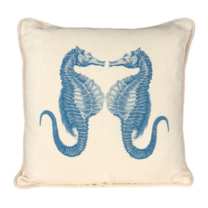 Sea Horses Ox Bow Pillow